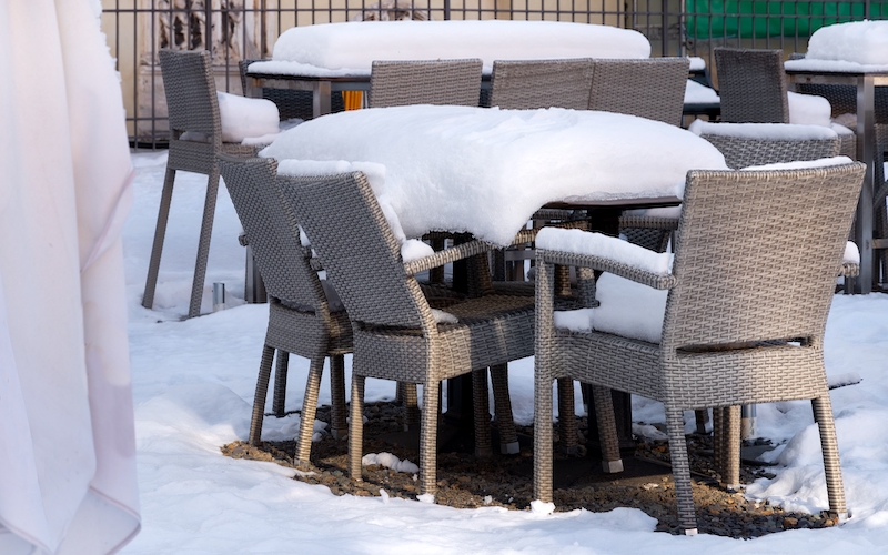 Skandinavische Gartenmöbel: So machen Sie Ihre Möbel winterfest