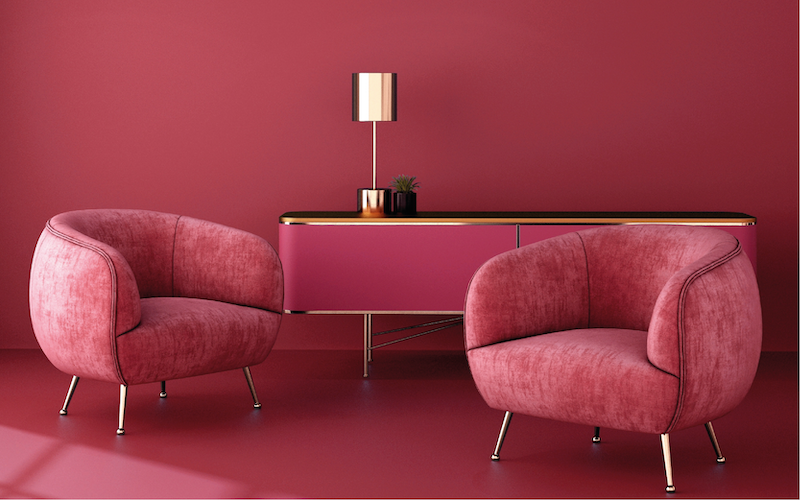 Die Trendfarbe des Jahres 2023: So setzen Sie Viva Magenta in Ihrem Zuhause stilvoll in Szene