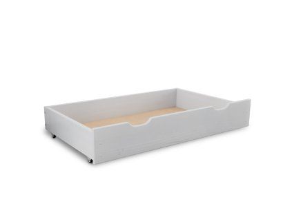 Aufbewahrungsbox unter Bett 150 cm, weiß