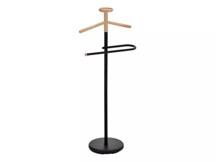 Kovový věšák LUGO 110 cm černý – elegantní a praktický doplněk do předsíně