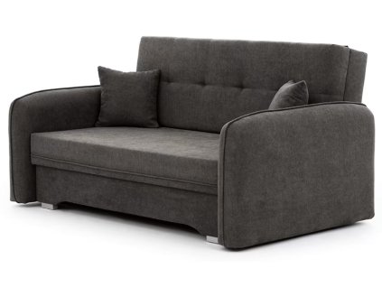 Razvlačiva dvosedna sofa LAINE, tamno siva
