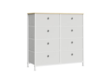 Komoda TRENILO 80x81,5 cm dub/světle šedá se zásuvkovými boxy