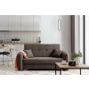 Razvlačiva dvosjedna sofa LAINE, smeđa