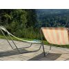 60322 4 skladaci plazove lehatko sand s tyrkysovymi pruhy