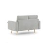 Svijetlosiva dvosjedna sofa MANDI
