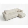 Komfortní rohová pohovka SORELA krémová – ideální do každého obýváku
