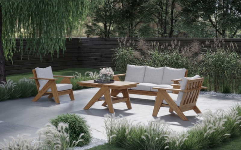 Hogyan kell ápolni a fából készült kerti bútorokat?