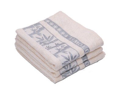 53228 6 bambusovy rucnik bamboo kremovy