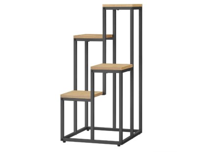 LORAN stojan na květiny, ideální pro převislé rostliny, s nastavitelnými nožičkami a moderním designem.