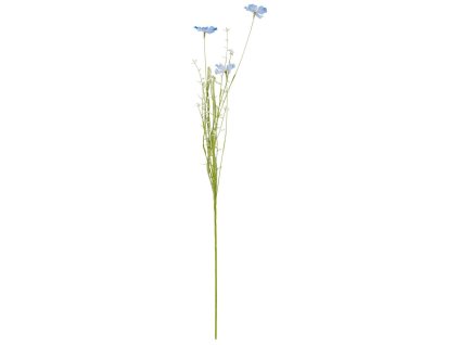 Umělá květina v modro-bílých tónech – jemná a elegantní dekorace