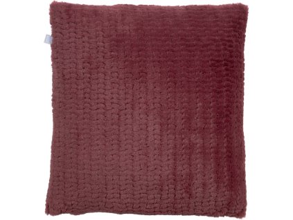 Povlak na polštář TIMY vínový 45x45 cm z měkkého materiálu