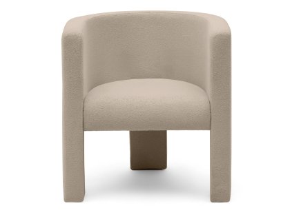 Designové křeslo MILU béžové pro moderní interiéry