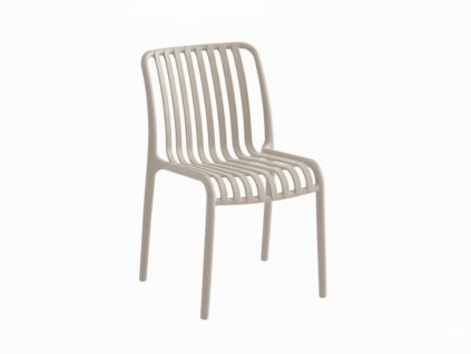 Plastová židle TREGO, béžová