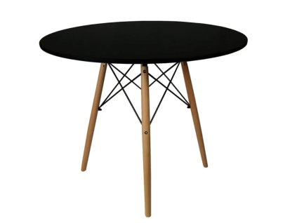 89574 akce cerny jidelni stul oslo 90x90 ii jakost