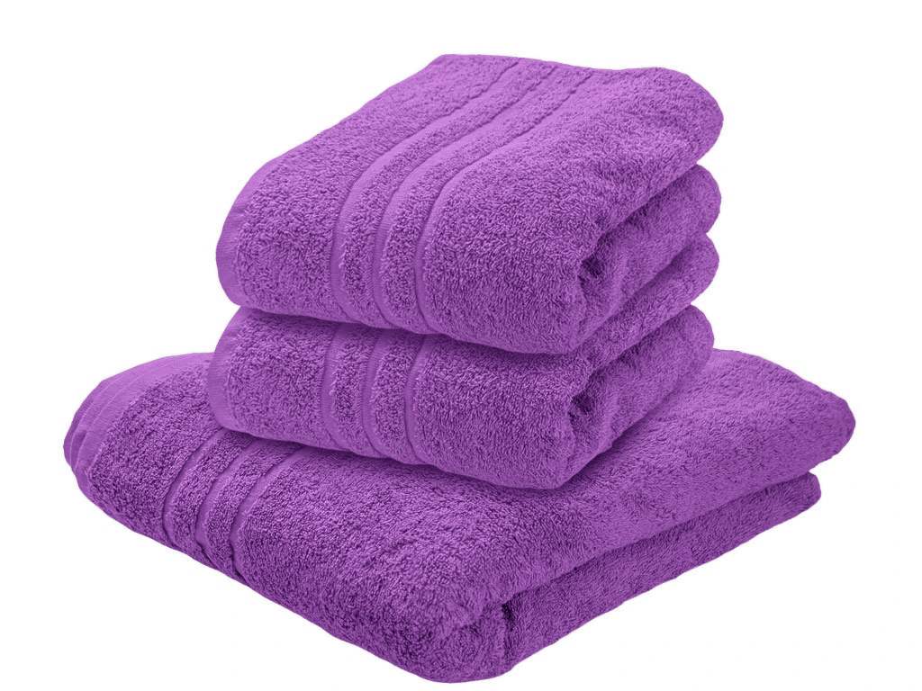 Comfort Maxi 100x180 cm lila fürdőlepedő, 100% pamut akciós termékkép 1