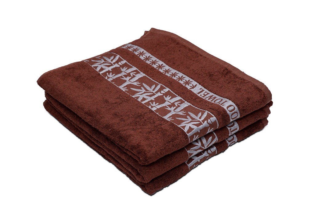 BAMBOO barna bambusz fürdőlepedő 70 x 140 cm, 70% bambuszszál | 30% pamut