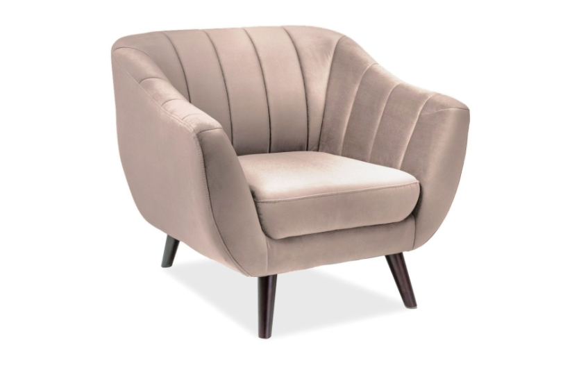 ELITE 1 VELVET fotel bézs