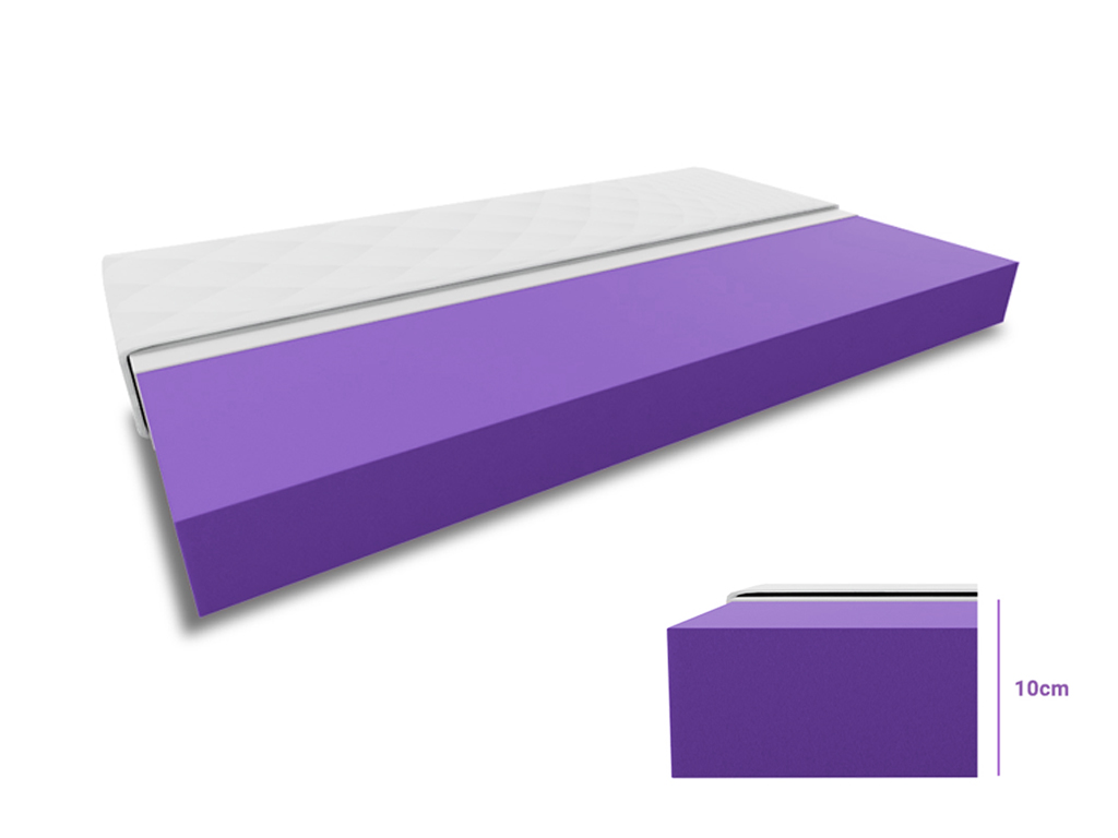 Hab matrac deluxe 180 x 200 cm matracvédő: matracvédő nélkül