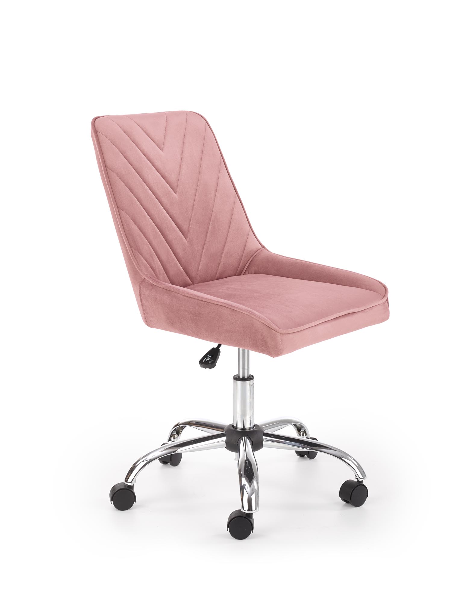 Rózsaszín irodai szék more velvet