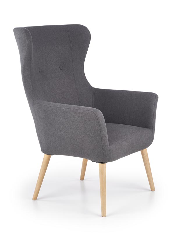 Sötétszürke relax fotel ECHO