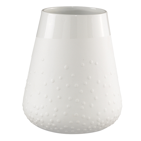 Räder Fehér porcelán váza DOTS