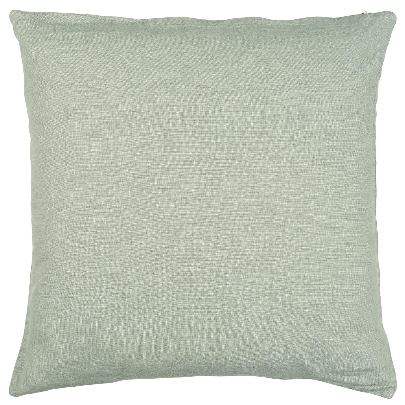 IB Laursen Zöld párnahuzat MISTY JADE lenből 50x50 cm