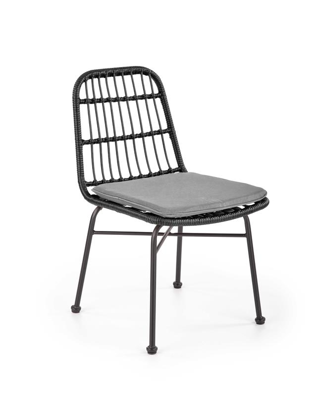 Fekete rattan szék LAPRO 401 akciós termékkép 1