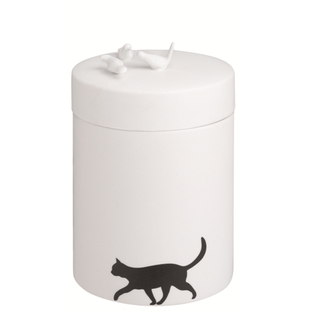 Räder PORCELAINSTORIES CAN CAT fehér porcelán kávédoboz