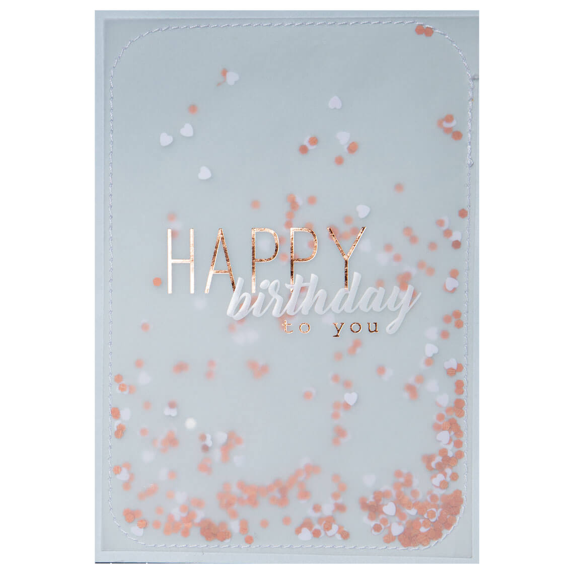 Räder HAPPY BIRTHDAY papír születésnapi üdvözlőlap konfettivel