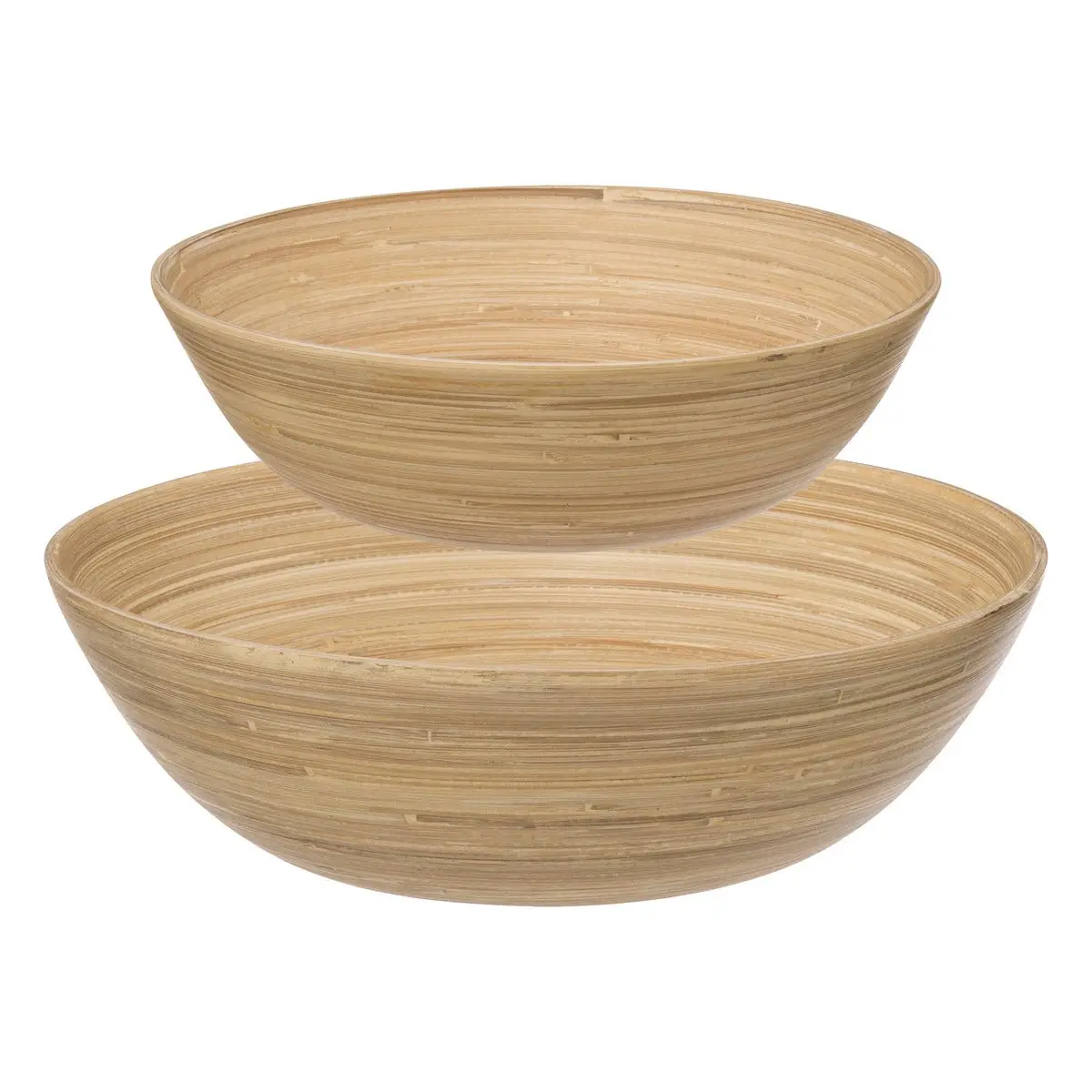 SALAD BOWL bambusz készlet 2 db