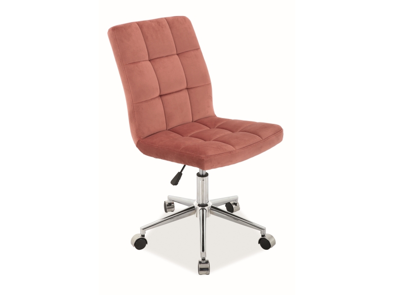 VELVET rózsaszín irodai szék Q-020