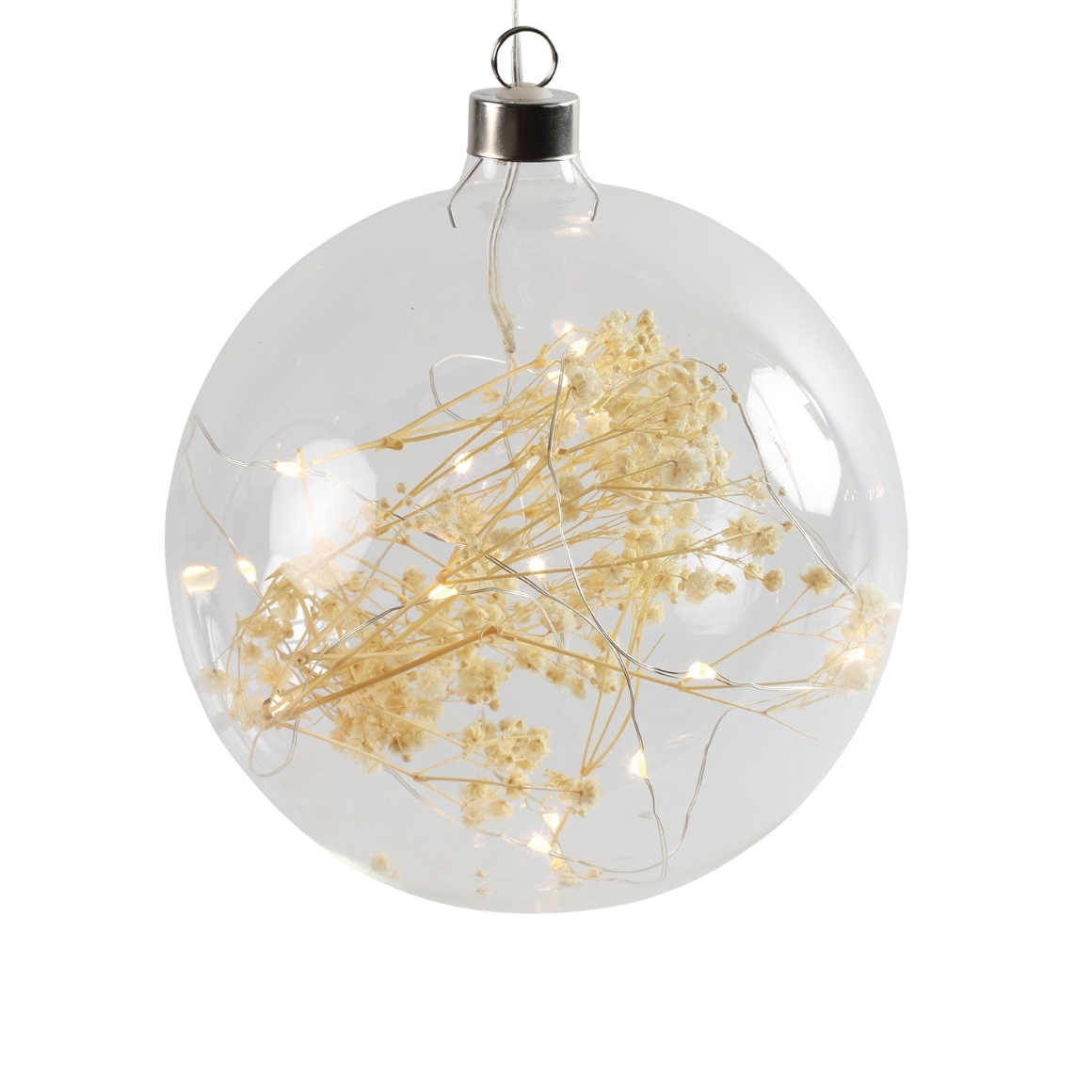 LED világító díszgömb TANIA 16 cm