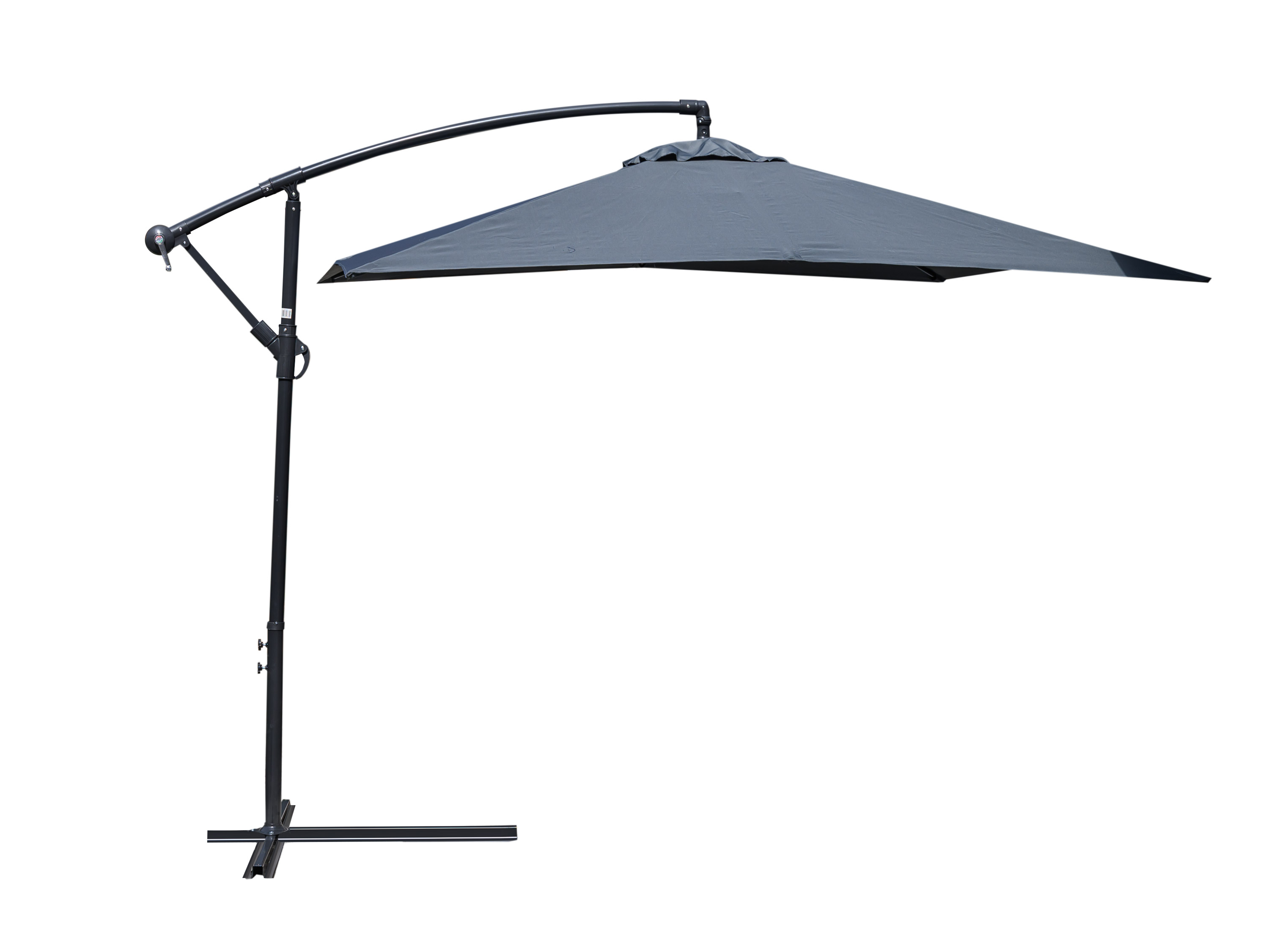 SOLASI összecsukható kerti napernyő 250x250 cm, sötétszürke akciós termékkép 1