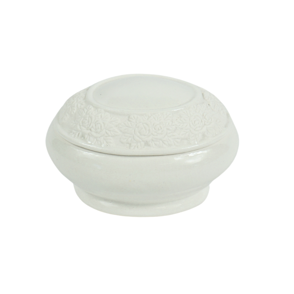 BAKJA fehér porcelán fedeles tál
