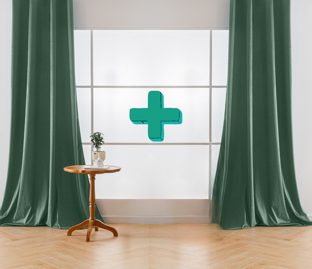 VELVET menta sötétítő függöny 140x250 cm (2 db), rojtos szalaggal akciós termékkép 1