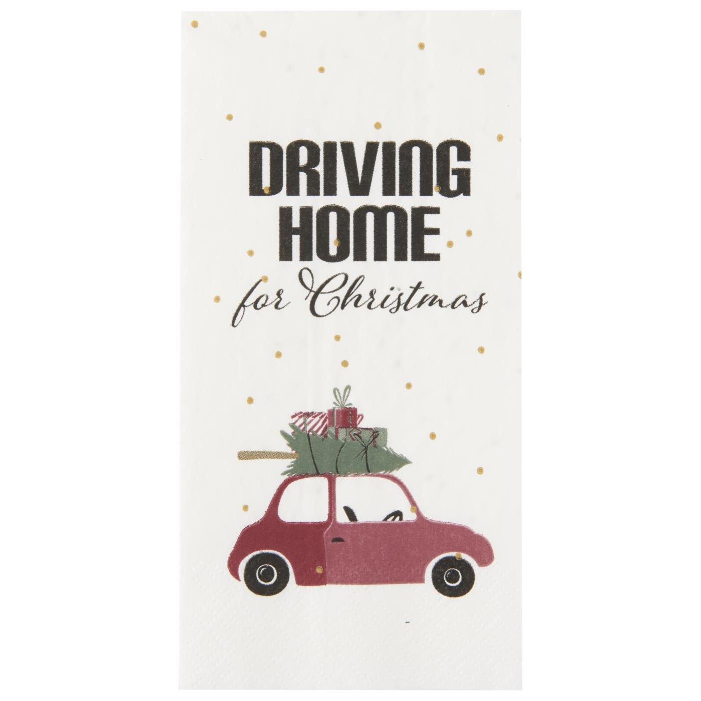 IB Laursen Tálaló szalvéták DRIVING HOME FOR CHRISTMAS 40x40 cm, 16 db akciós termékkép 1