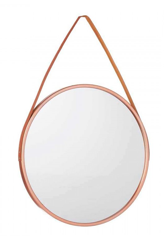 ROSEA kör alakú bronz fali tükör, átmérője 45 cm akciós termékkép 1