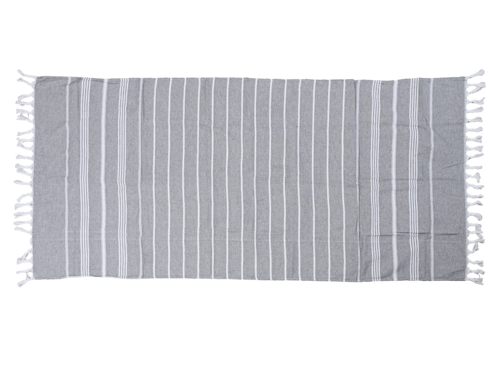 Strandtörölköző FARAO 90 x 180 cm, szürke