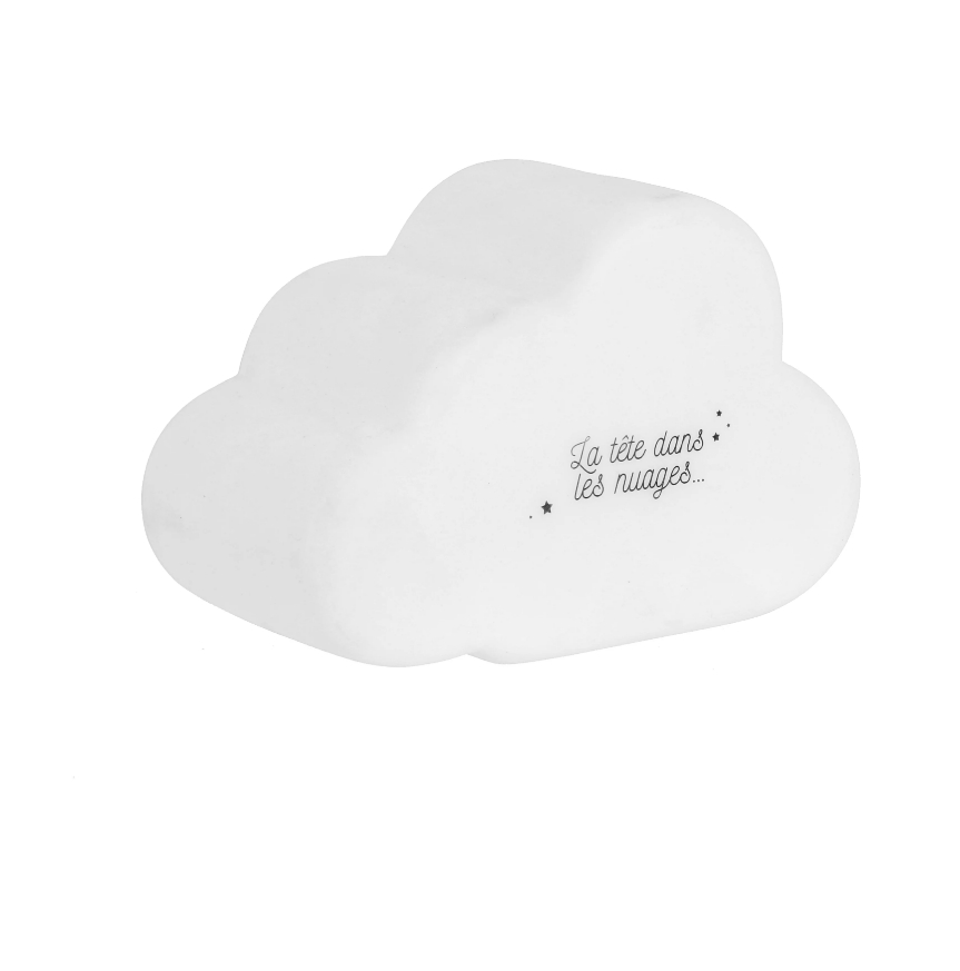LED gyerek éjszakai lámpa CLOUDY 14x9,5cm - több színben Szín: Fehér
