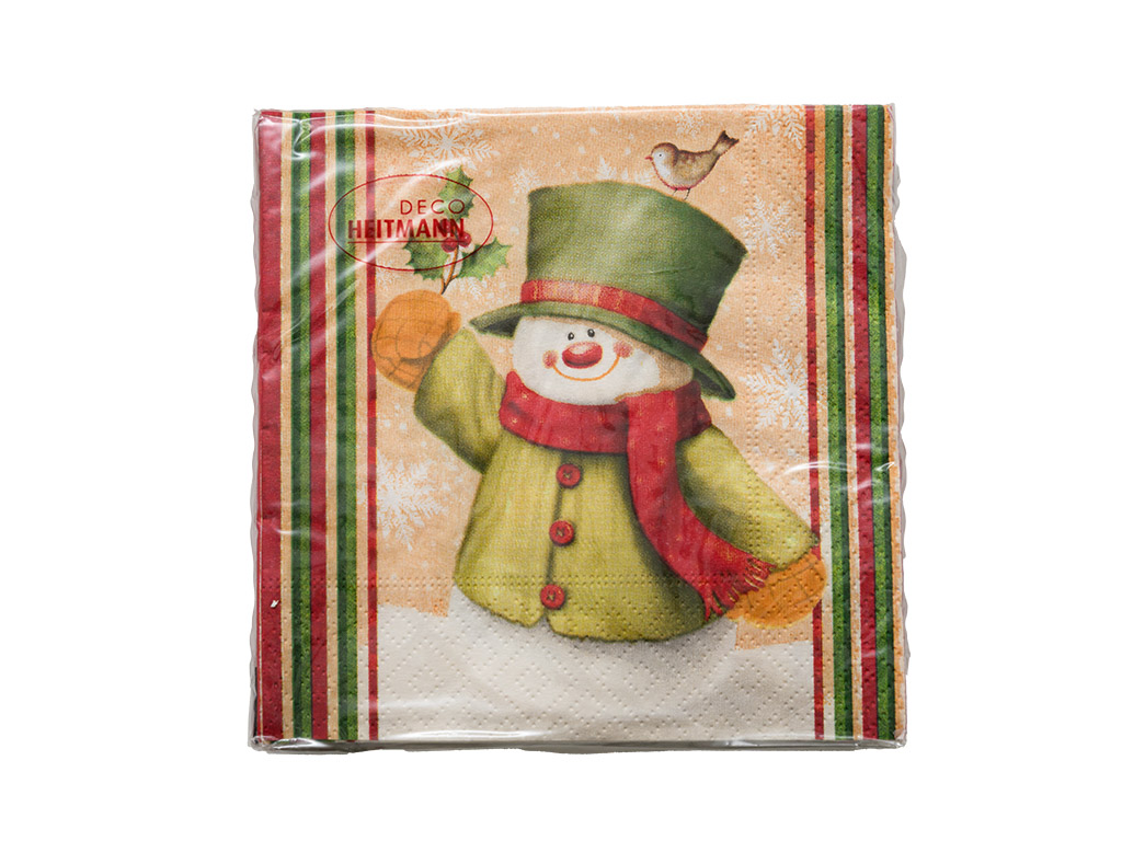 Tálaló szalvéták SNOWMAN, 20 db