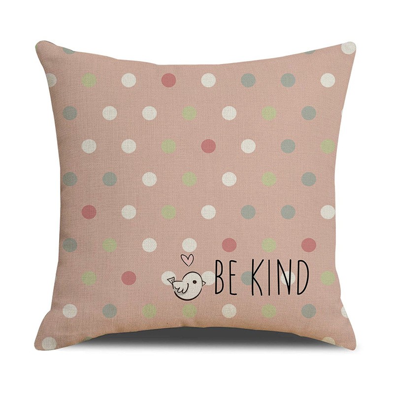 Párnahuzat BE KIND 45x45 cm, rózsaszín akciós termékkép 1