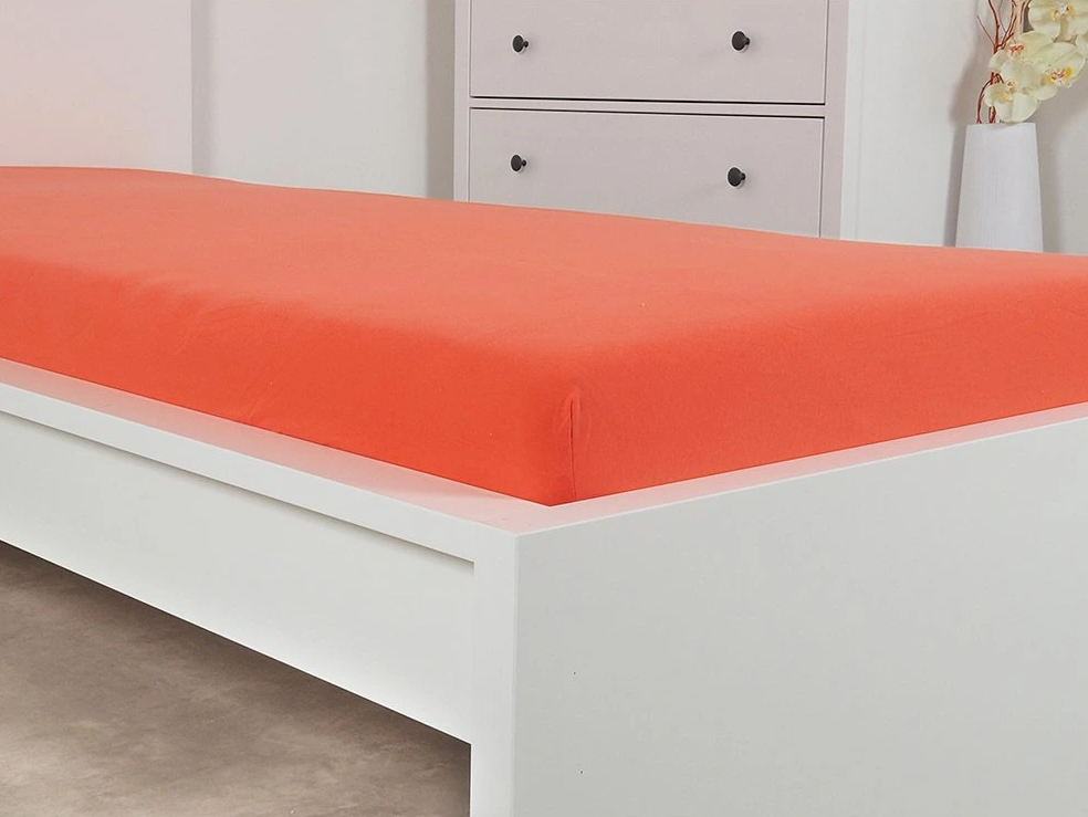 Jersey lepedő ALVORA 180x200 cm piros akciós termékkép 1