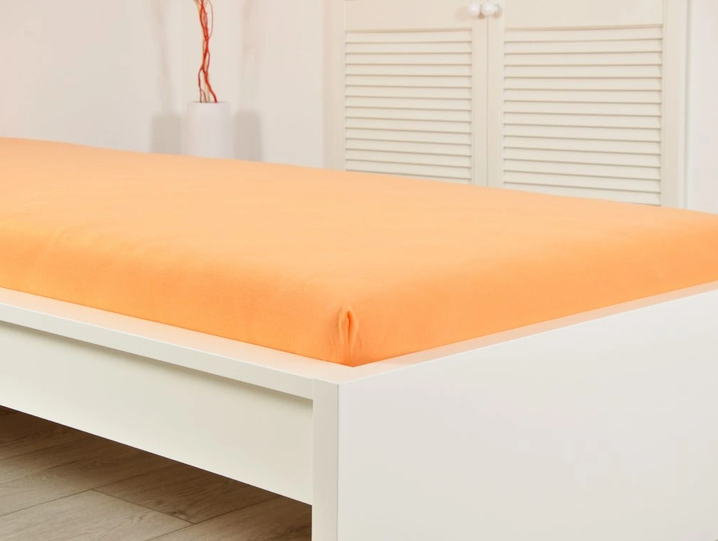 Jersey lepedő ALVORA 90x200 cm lazacszínű akciós termékkép 1