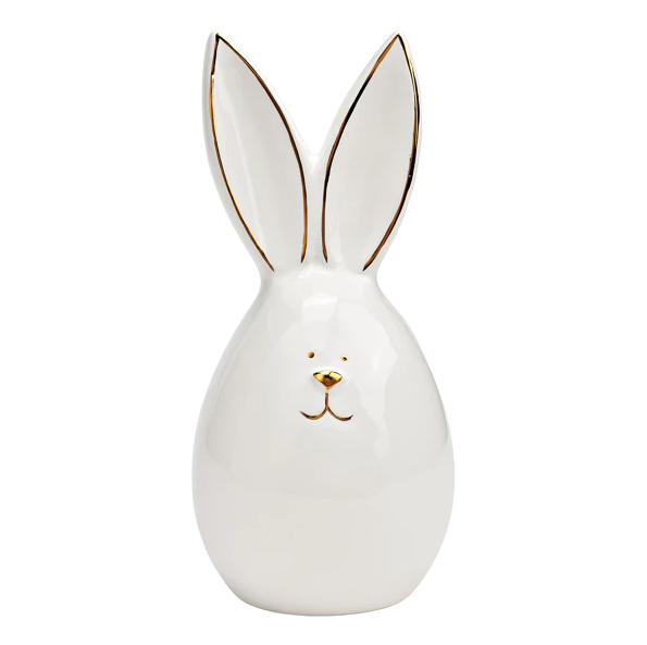 Kerámia nyuszi AURIC BUNNY 14 cm fehér akciós termékkép 1