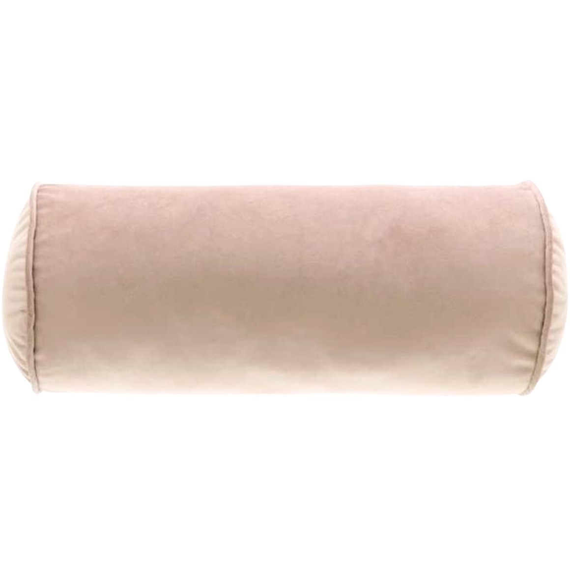 Henger alakú dekoratív párna SILIA 45x20 cm, ódon rózsaszín akciós termékkép 1
