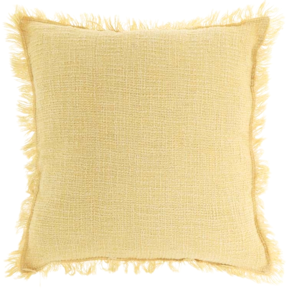 Dekoratív párna MAXIMEA 45x45 cm, sárga akciós termékkép 1