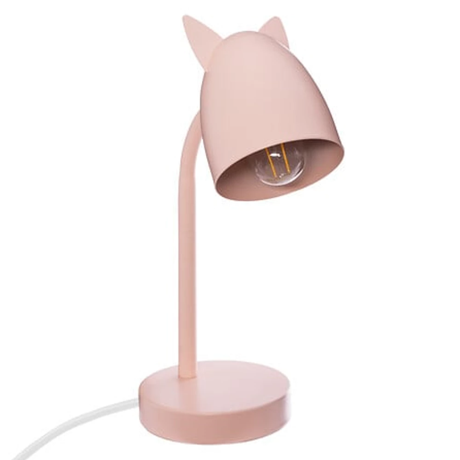 Gyerek asztali lámpa KITTY EARS rózsaszín