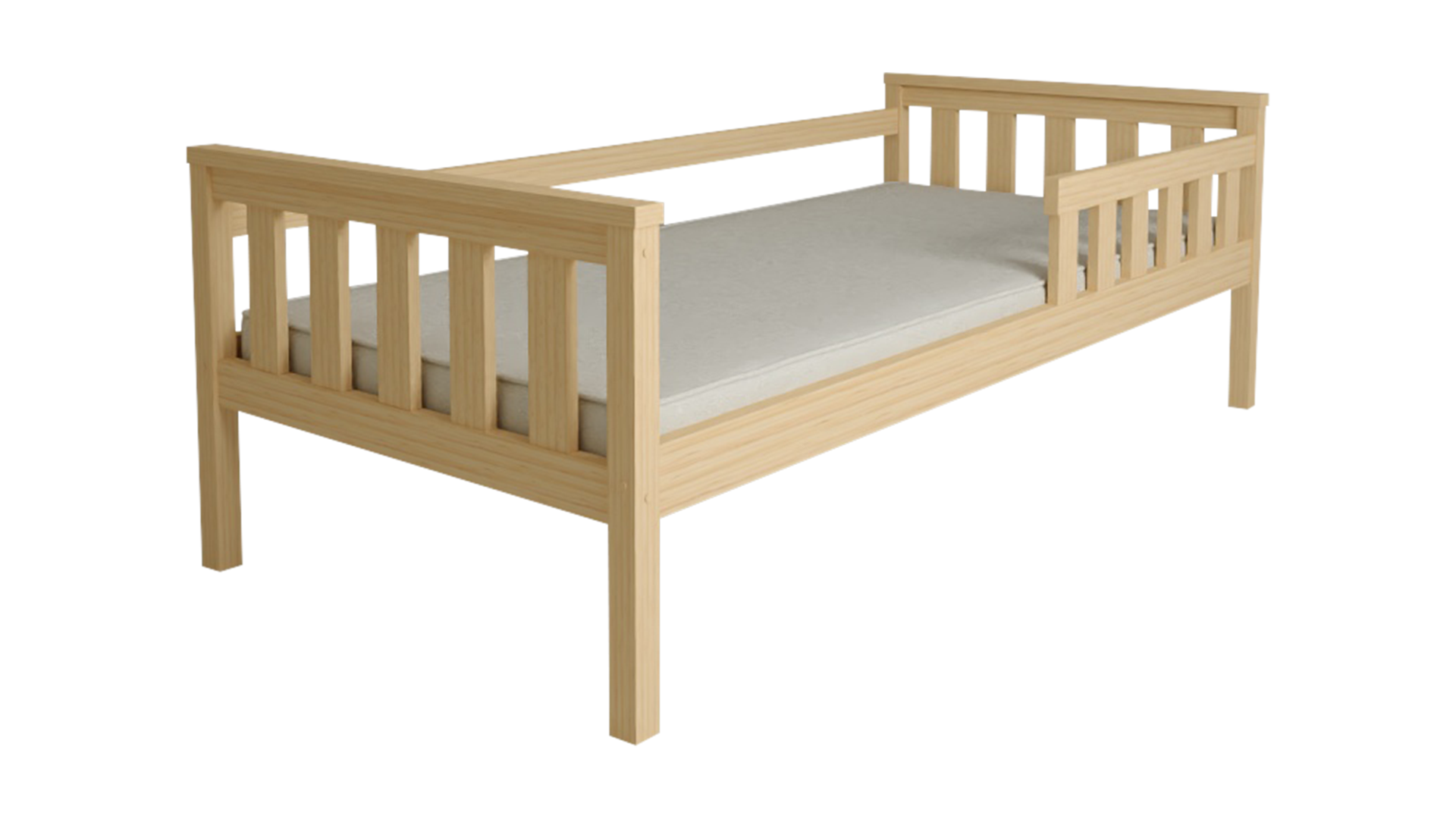 Gyerekágy MONTY 90 x 200 cm, fenyő Matrac: Matrac nélkül, Ágyrács: Ágyrács nélkül akciós termékkép 1