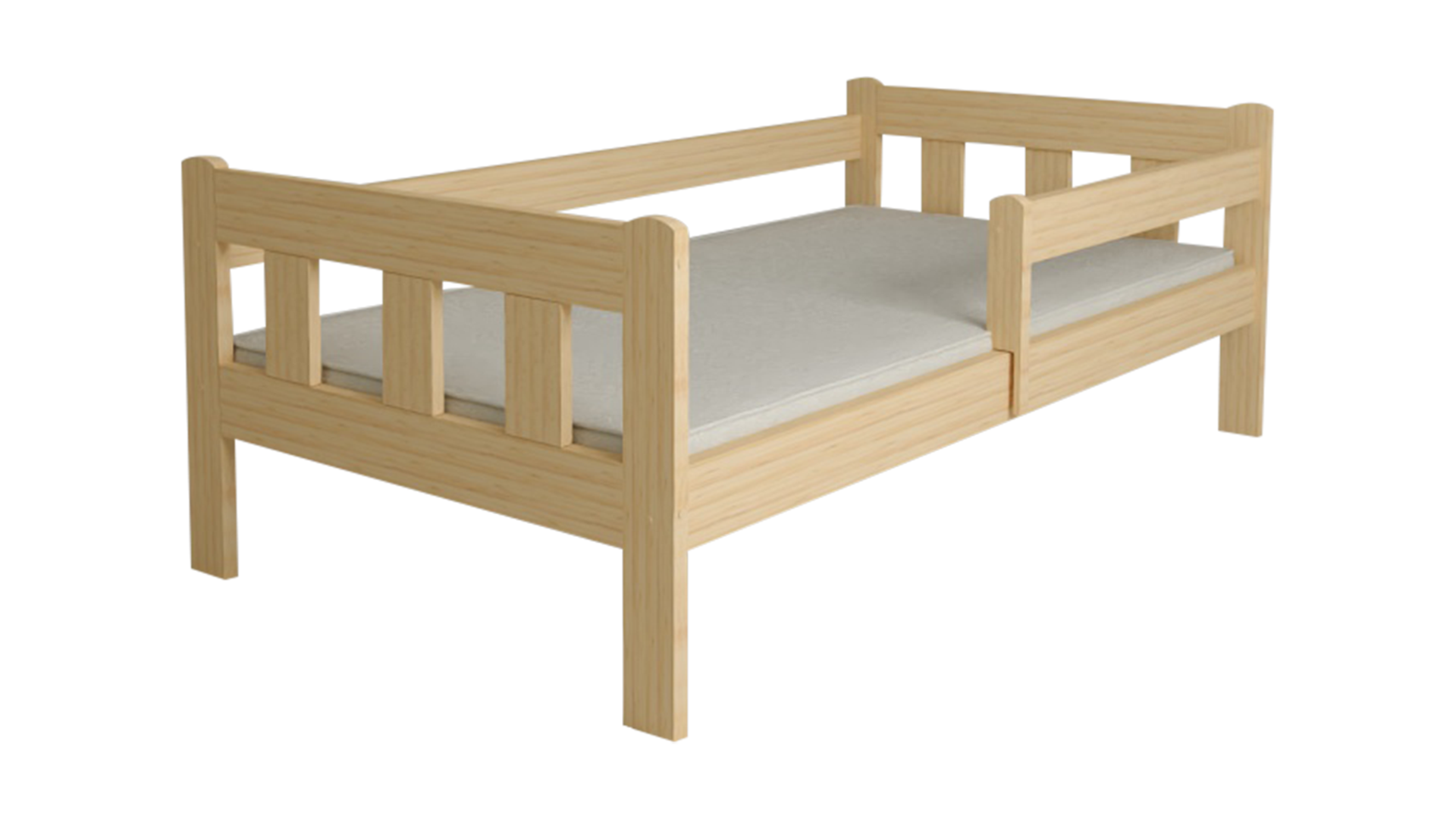 Gyerekágy NESTY 90 x 200 cm, fenyő Matrac: Matrac nélkül, Ágyrács: Ágyrács nélkül akciós termékkép 1