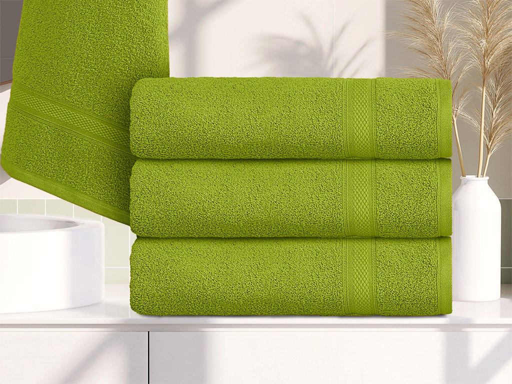CLARYSSE ELEGANCE törölköző 70x140 cm zöld, 100% pamut akciós termékkép 1
